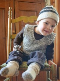 tricots variés pour enfants 100% alpaga tricot à la main couleurs naturelles variées