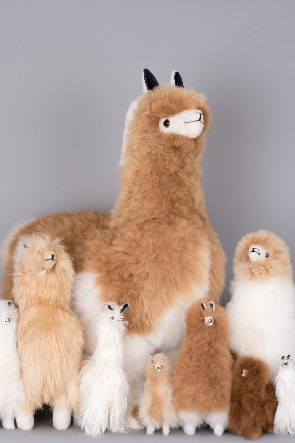 stuffed alpacas