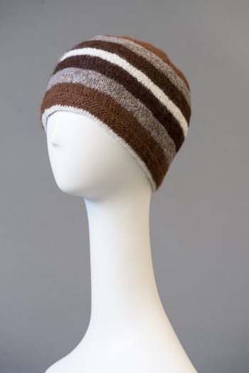 tuque double, rayée / double thickness hat, striped