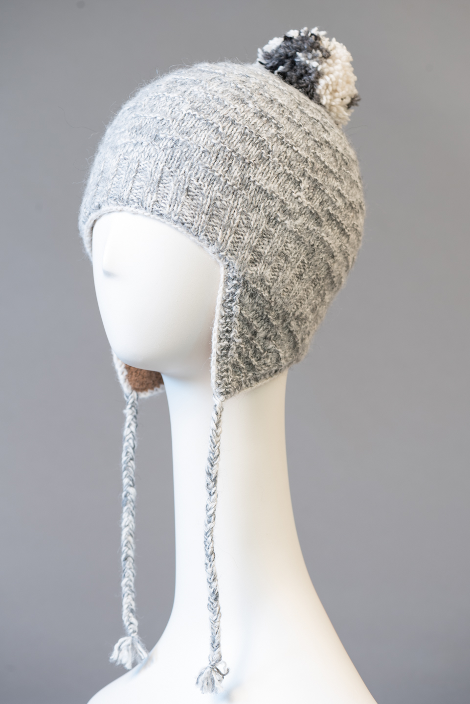 tuque andine avec pompon amovible / andean hat with removable pompom