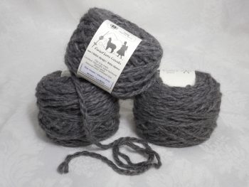 Fils gris naturel - Natural gray yarns_bulky