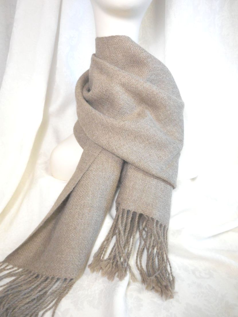 écharpe tissée / wide woven scarf