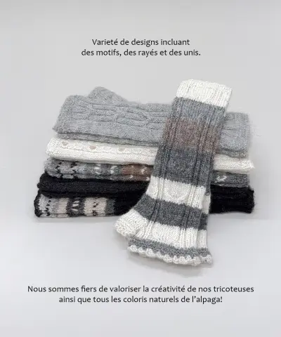 Mitaines Longues En Maille Sans Doigts Boland - Noir - Taille Unique Pour Soirée Ou Déguisement - 10