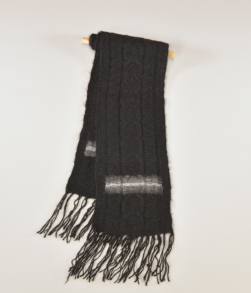 Foulard 100% alpaga tricoté à la main, styles divers